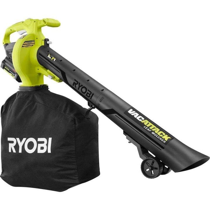 RYOBI 40-Volt Lithium-Ion Cordless Battery Leaf Vacuum/Mulcher (Tool Only) - Image 12