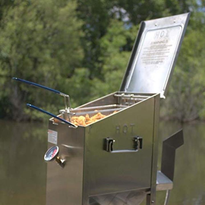 Bayou Classic 700-701 4-Gallon Bayou Fryer Stainless Steel - Image 7