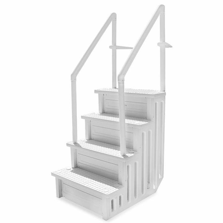 Above Ground Swimming Pool Ladder Heavy Duty Step System Entry non slippery - Image 3