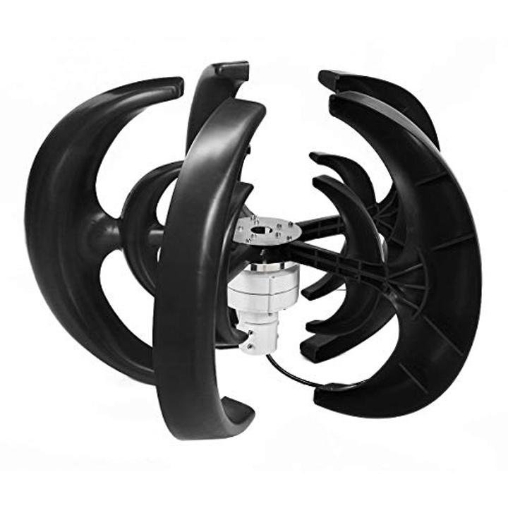 8000W Vertical Axis Wind Turbines,Generator Lantern 10 Blades Motor Kit Windmill Energy Charge Turbines for Home Camping,12v - Image 3