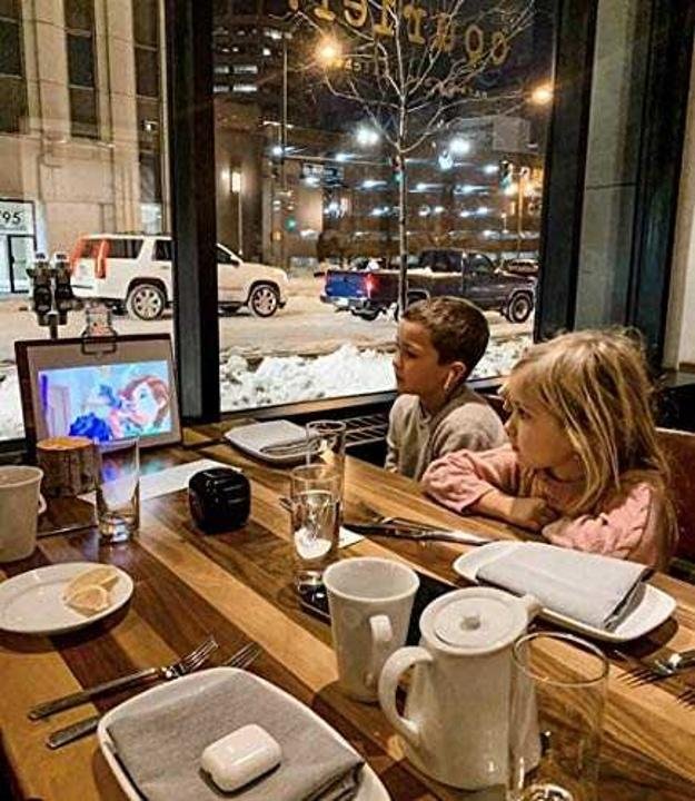 CINEMOOD 360 – Smart wi-fi Cube Projector with Streaming Services, 360~ Videos, Games, Kids Entertainment. 120 inch Picture, 5-Hour Video Playtime. Neat Portable Projector for Family Entertainment. - Image 3