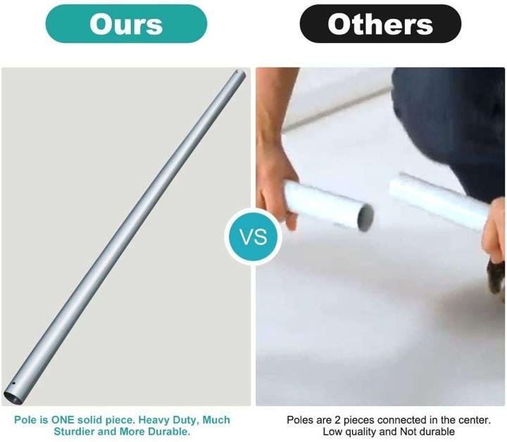 10 x 20 FT Heavy Duty Carport Car Canopy Garage Shelter Party Tent, Adjustable Height from 6ft to 7.5ft, Green - Image 5