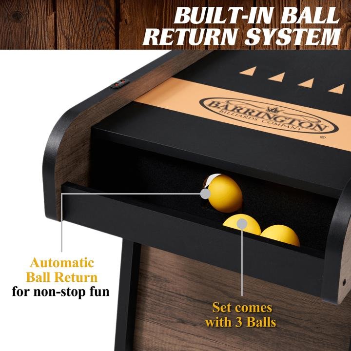 84″ Roll and Score Game, LED Scorer, Arcade Sound Effects With Automatic Ball Return - Image 5