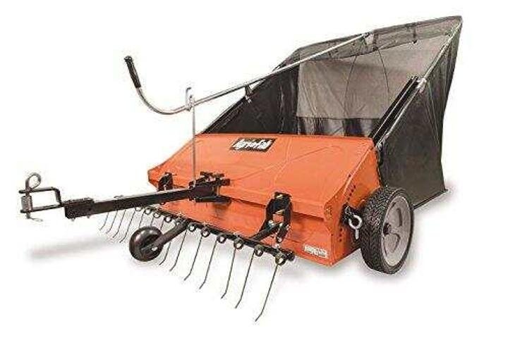 Agri-Fab Inc 45-0546 52∩∩ Lawn Sweeper, Black & 45-0343 Tine Dethatcher for All Tow Lawn Sweepers - Image 6