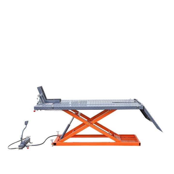 TMG-1500PML 1500-lb Portable Motorcycle/ATV Scissor Lift, 48” Work Platform, Air and Foot Pedal Operating - Image 4