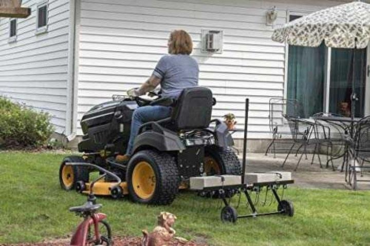 Agri-Fab 45-0543 100 lb. Tow Spiker/Seeder/Spreader, Black & 40-Inch Tine Tow Dethatcher 45-0294,Black - Image 3