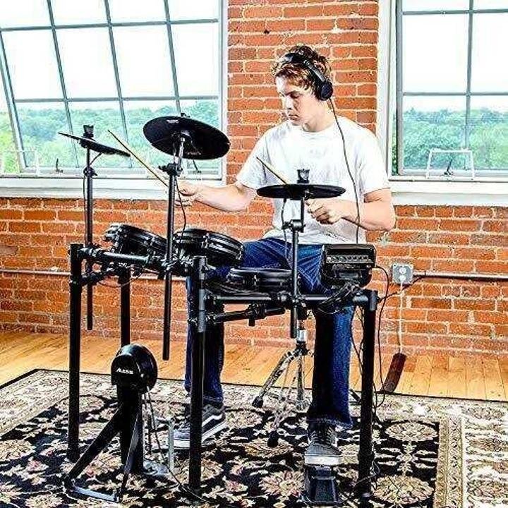 Alesis Drums Nitro Mesh Kit – Eight Piece All Mesh Electronic Drum Kit With Super Solid Aluminum Rack, 385 Sounds, 60 Play Along Tracks, Connection Cables, Drum Sticks & Drum Key Included - Image 19