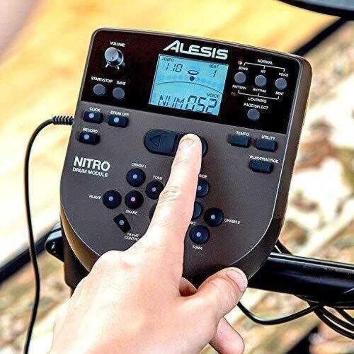 Alesis Drums Nitro Mesh Kit – Eight Piece All Mesh Electronic Drum Kit With Super Solid Aluminum Rack, 385 Sounds, 60 Play Along Tracks, Connection Cables, Drum Sticks & Drum Key Included - Image 22