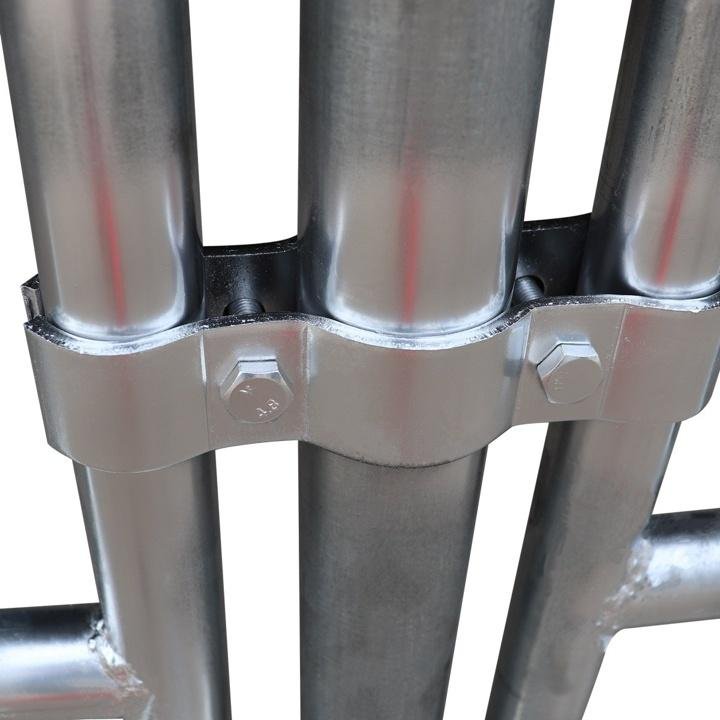 TMG-ST2020L 20′ x 20′ Single Truss Livestock Corral Shelter w/ 17oz PVC Cover - Image 9