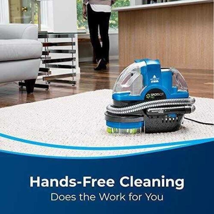 Bissell SpotBot Pet handsfree Spot and Stain Portable Deep Cleaner, Blue, 2117A - Image 7