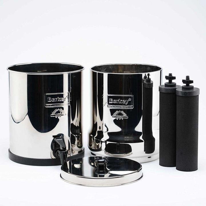 Big Berkey BK4X2 Countertop Water Filter System with 2 Black Berkey Elements and 2 Fluoride Filters - Image 3
