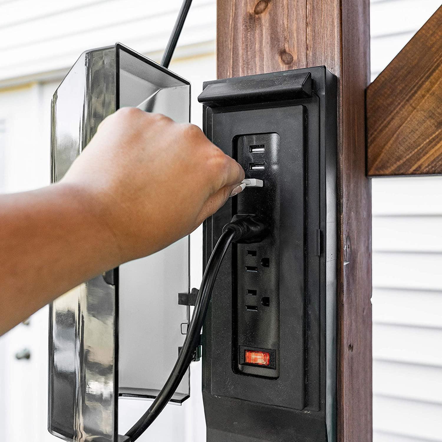 Backyard Discovery Saxony Wooden Grill Gazebo - Image 9