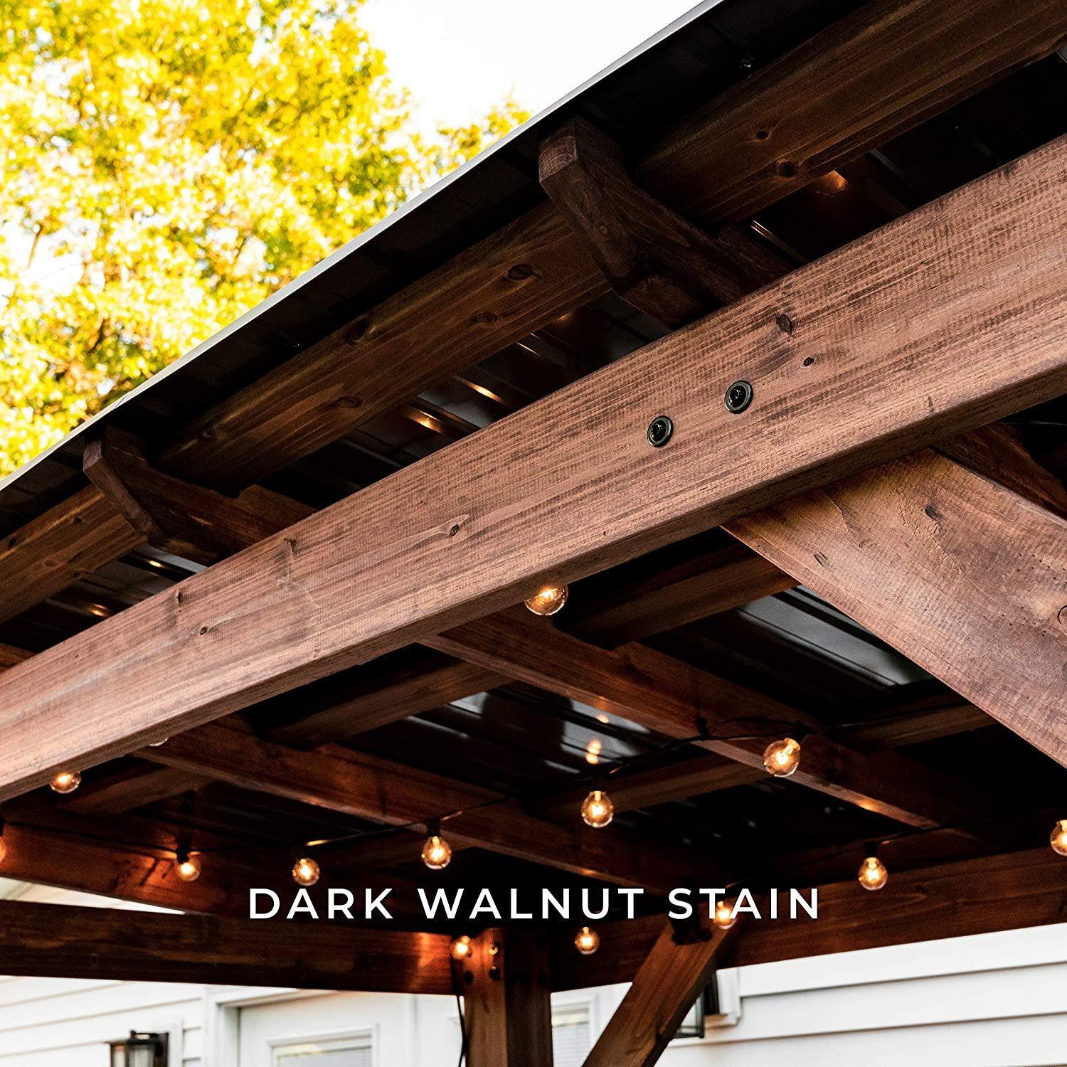 Backyard Discovery Saxony Wooden Grill Gazebo - Image 10