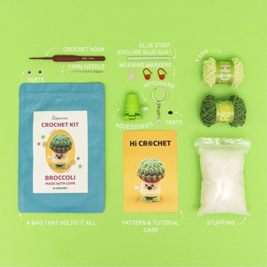 Crochet Kit Vegetarian Lovers Handmade Knitted Crochet Can Walking Vegetable - Image 6