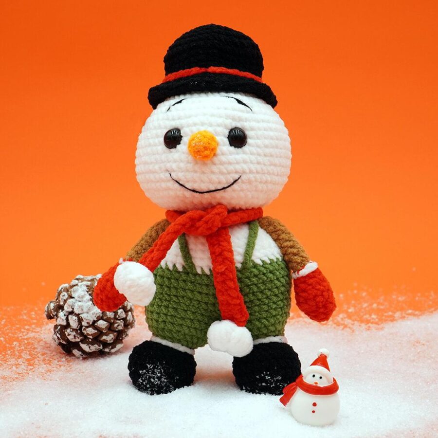 Crochet Christmas Shiba, Santa, Snowman, Tree and Hat Amigurumi Christmas Animals Gift - Image 8