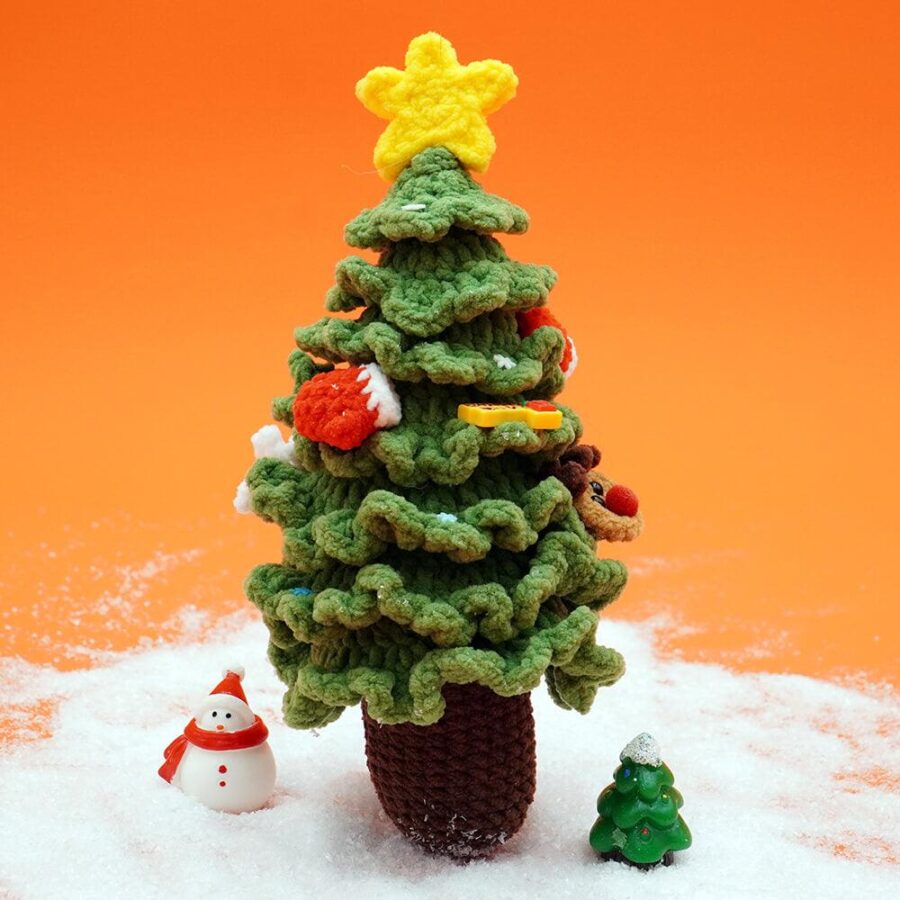 Crochet Christmas Shiba, Santa, Snowman, Tree and Hat Amigurumi Christmas Animals Gift - Image 26