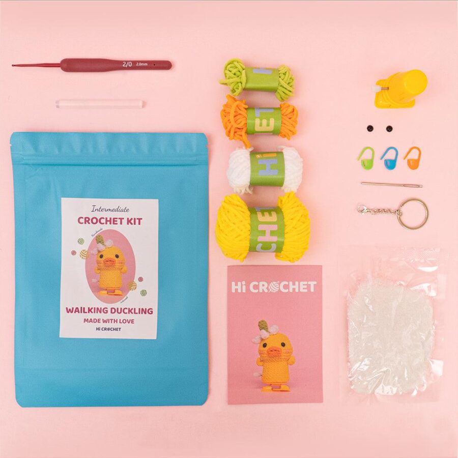 Cute Animal Walking Duckling Crochet Kit - Image 5