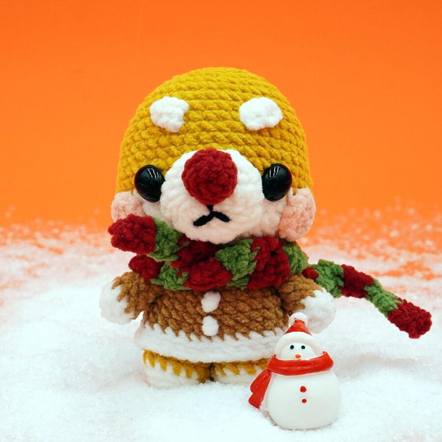 Crochet Christmas Shiba, Santa, Snowman, Tree and Hat Amigurumi Christmas Animals Gift - Image 7