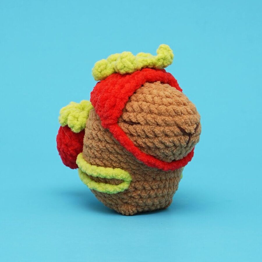 Cute Magnetic Animals Capybara Bee Little Fish Love Bear Crochet Kit - Image 2
