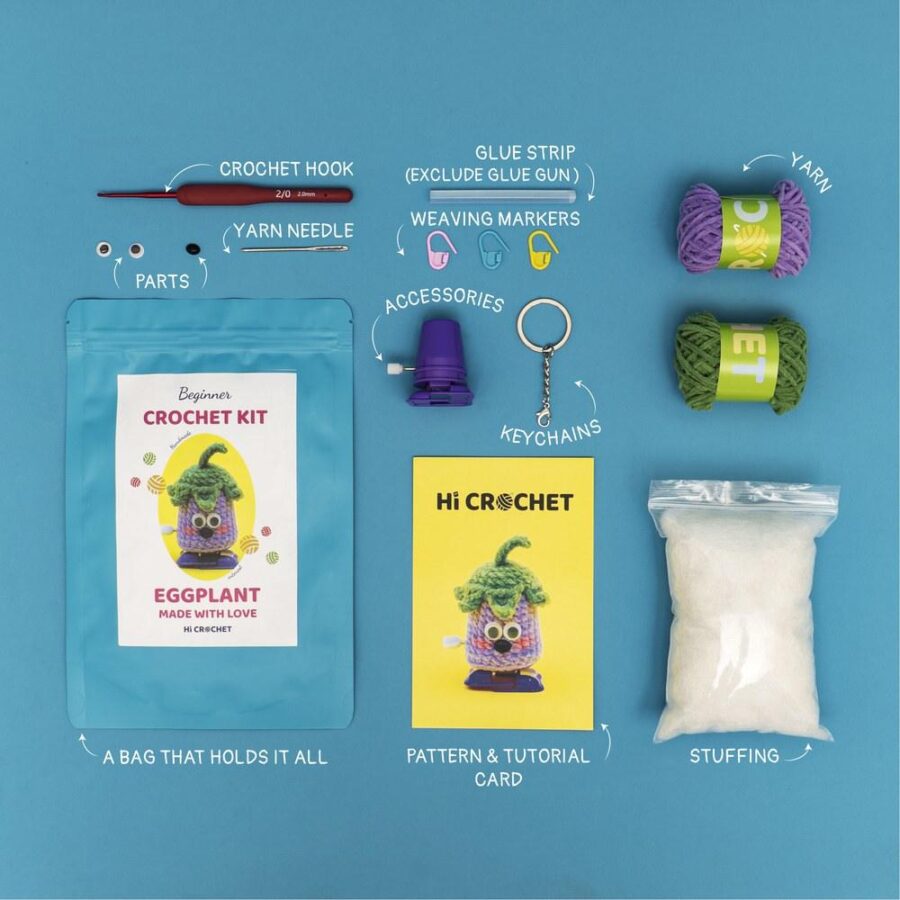 Crochet Kit Vegetarian Lovers Handmade Knitted Crochet Can Walking Vegetable - Image 31