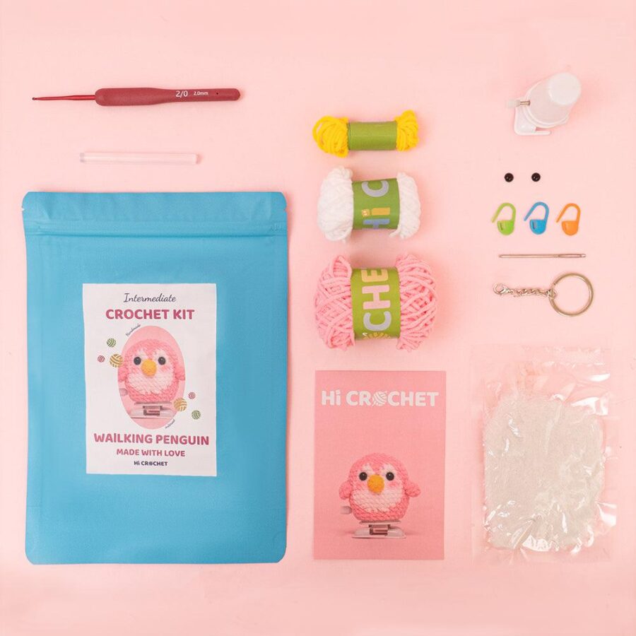 Cute Animal Walking Penguin Crochet Kit - Image 5