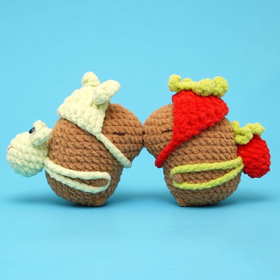 Cute Magnetic Animals Capybara Bee Little Fish Love Bear Crochet Kit