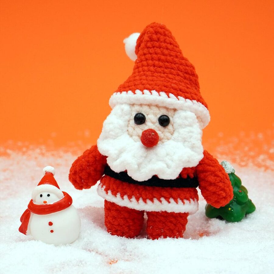 Crochet Christmas Shiba, Santa, Snowman, Tree and Hat Amigurumi Christmas Animals Gift - Image 14