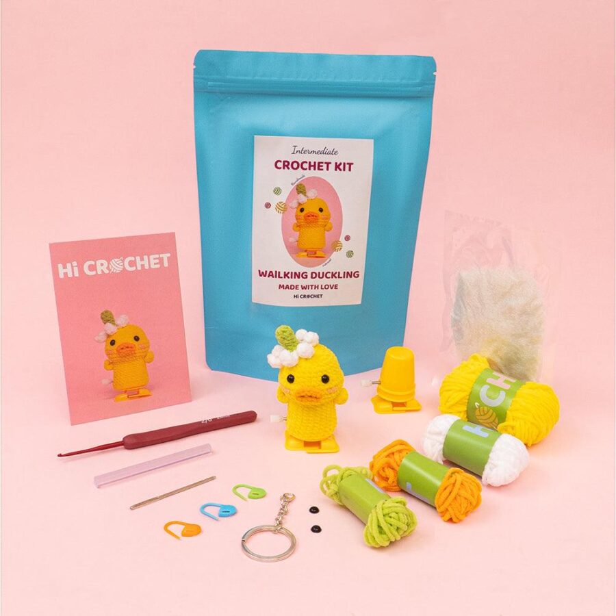 Cute Animal Walking Duckling Crochet Kit - Image 2