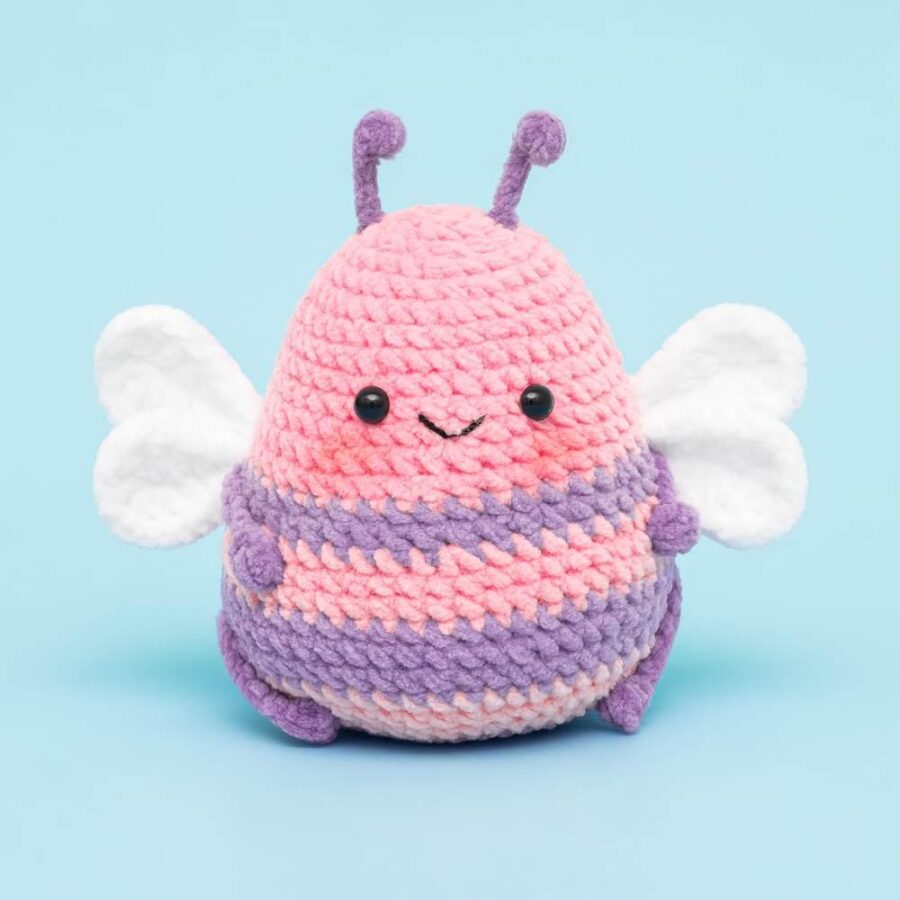 Cute Magnetic Animals Capybara Bee Little Fish Love Bear Crochet Kit - Image 17