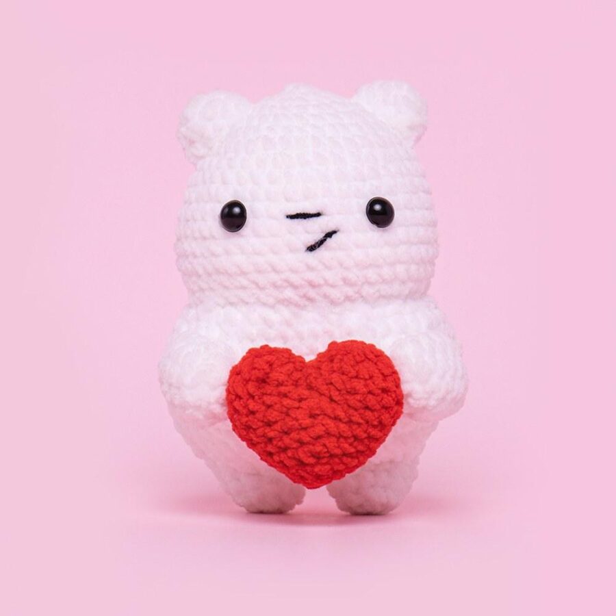 Cute Magnetic Animals Capybara Bee Little Fish Love Bear Crochet Kit - Image 30