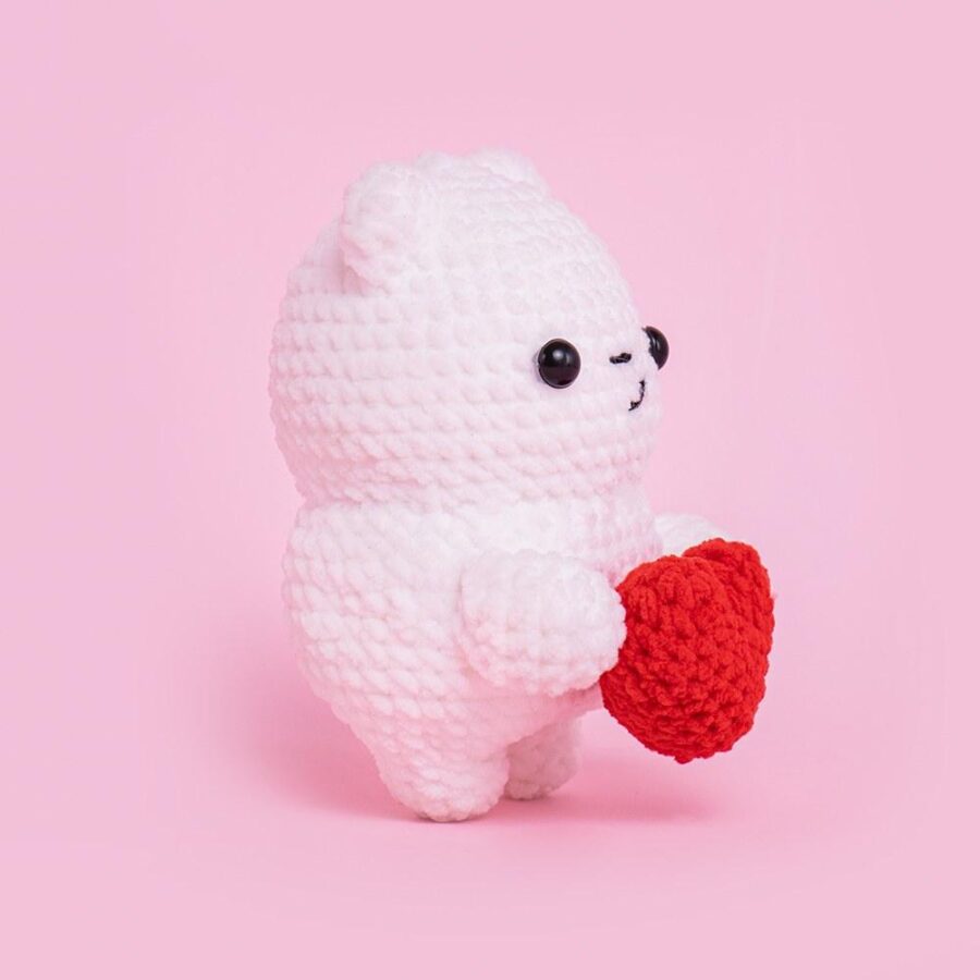Cute Magnetic Animals Capybara Bee Little Fish Love Bear Crochet Kit - Image 31