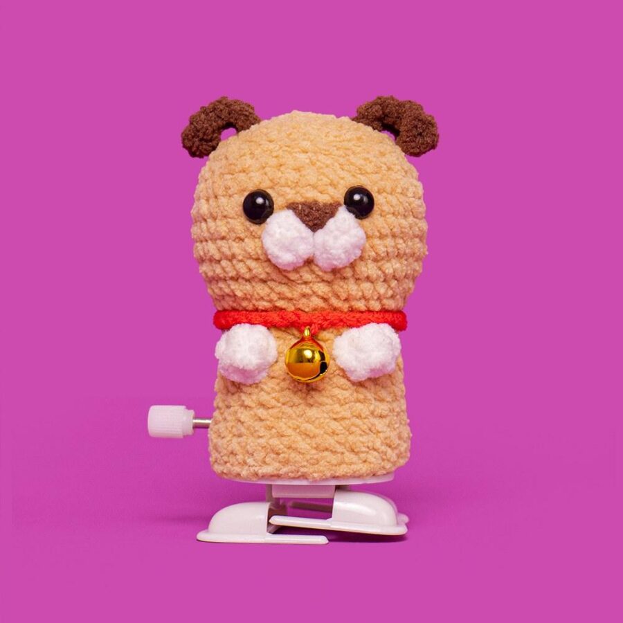Cute Walking Puppy Hand Crochet Kit