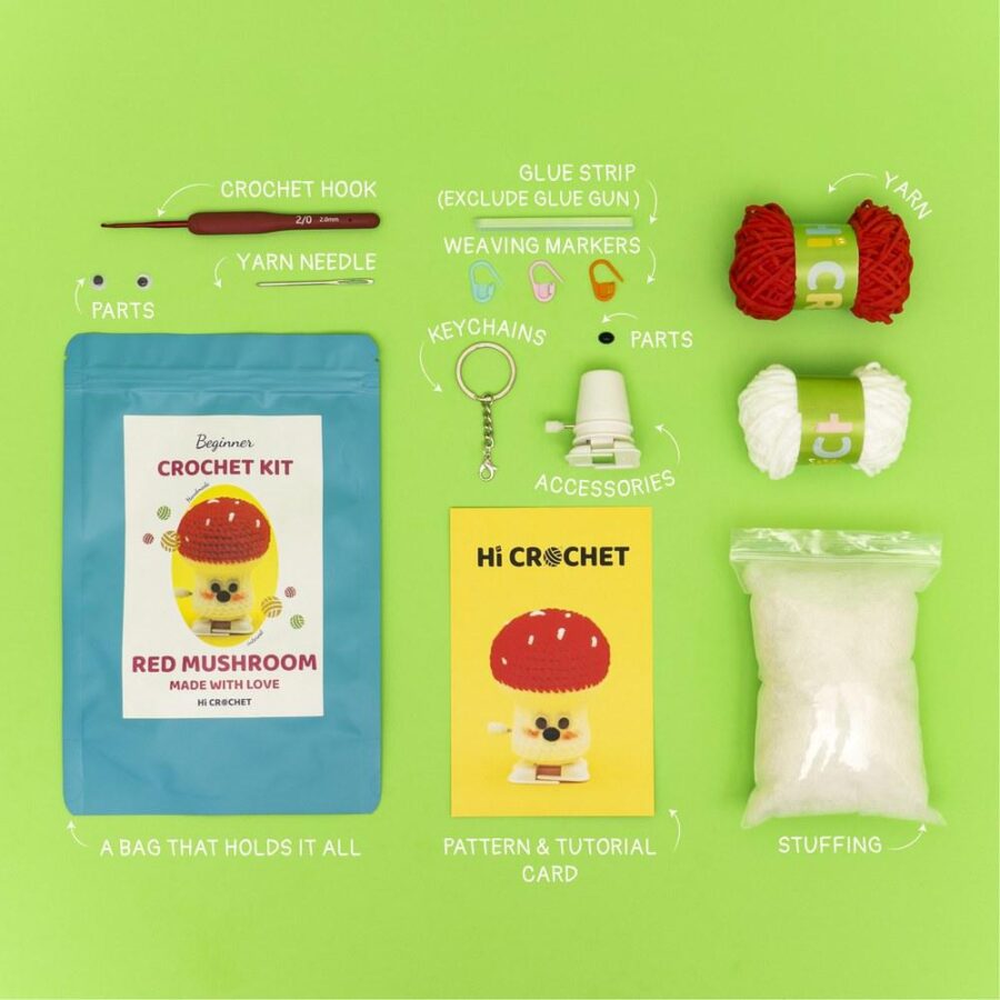 Crochet Kit Vegetarian Lovers Handmade Knitted Crochet Can Walking Vegetable - Image 16