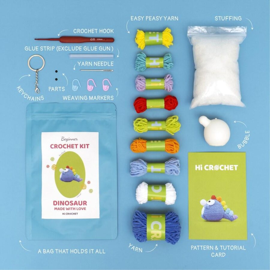 Press Bubble Animals Crochet Kit - Image 12